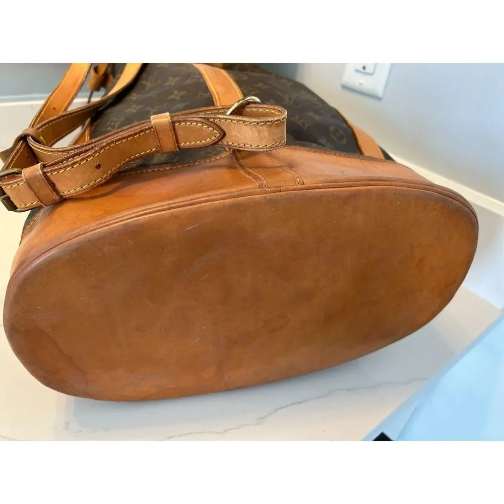Louis Vuitton Authentic Randonnee PM Monogram Hobo Backpack Bag
